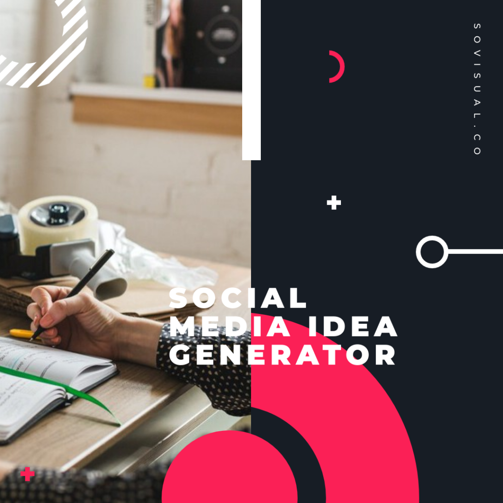 social media idea generator photo